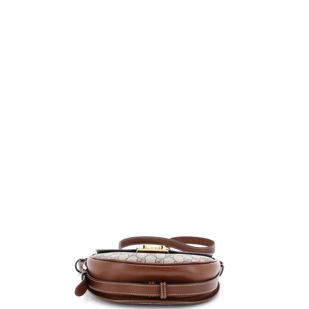 Gucci Padlock Saddle Shoulder Bag Gg #203925G15B - Picture 4 of 7